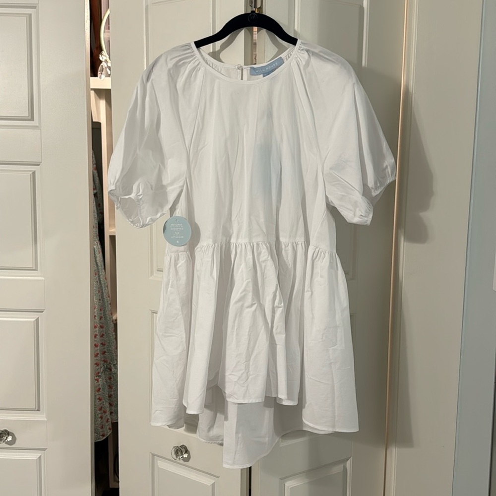 Hill House Francesca Top White Small NWT